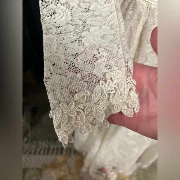 1970s Vintage Gunne Sax Wedding Dress Romantic Renaissance Bridal Collection - Picture 6 of 9